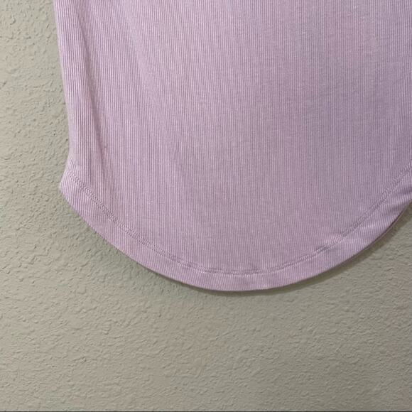 Free People Lavender Purple Ruffled Neckline Blouse Top Womens S Flutter Boho - Picture 7 of 9